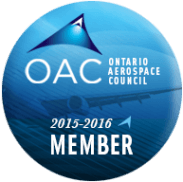 Ontario Aerospace Council membership badge